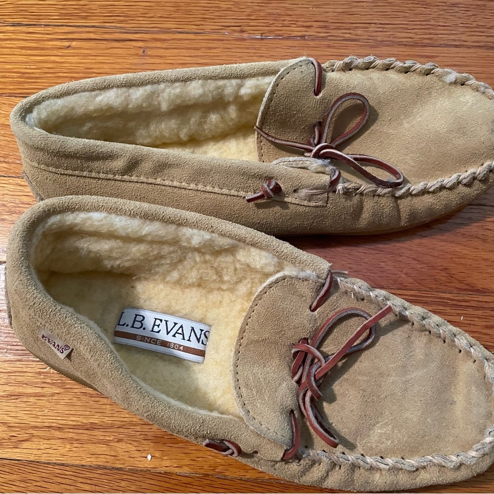 L.B.Evans Cozy Slippers Woman’s Size 9 Made in USA - Picture 7 of 8